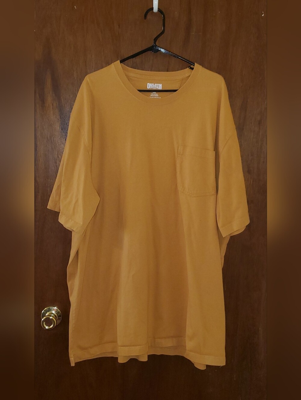 Duluth Trading Co Longtail T Shirt Sz 2xl Mustard